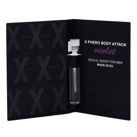 Feromony dla mężczyzn Body Attack Violet For Men 1Ml Aurora AuroraLabs