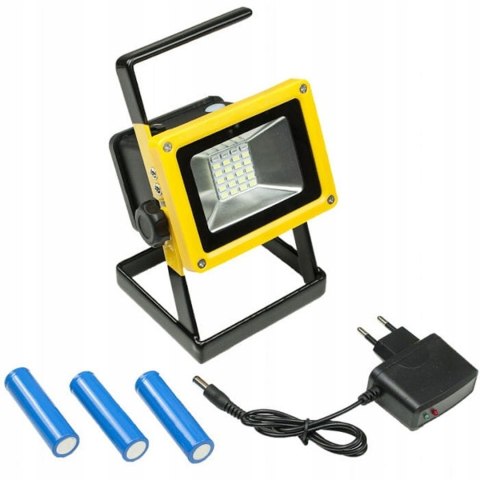 HALOGEN PRZENOŚNY LAMPA LED WARSZTATOWA MOCNY NAŚWIETLACZ SMD BUDOWLANY Fortrade