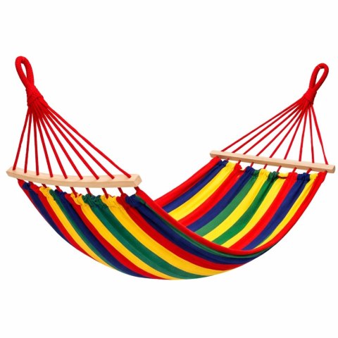 HAMAK 1 OSOBOWY STELAŻ OGRODOWY HUŚTAWKA MOCNY WZMOCNIONY DUŻY + TORBA 200*80 Fortrade