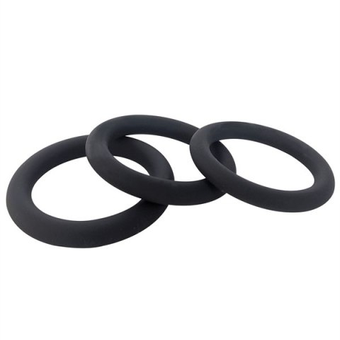 Silikonowy pierścień erekcyjny Brutus Slim Donut Silicone Cock Ring Black 55 mm Brutus