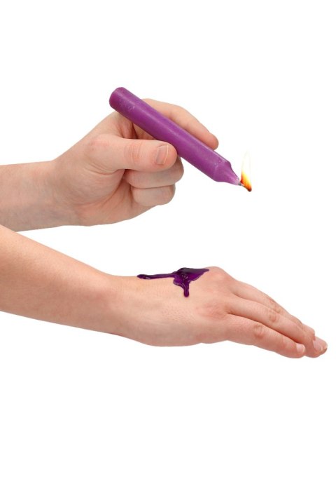 Teasing Wax Candles 4-Pack Mixed Colors - Wielokolorowy Zestaw Świec Do Bdsm Ouch! by Shots Ouch! by Shots