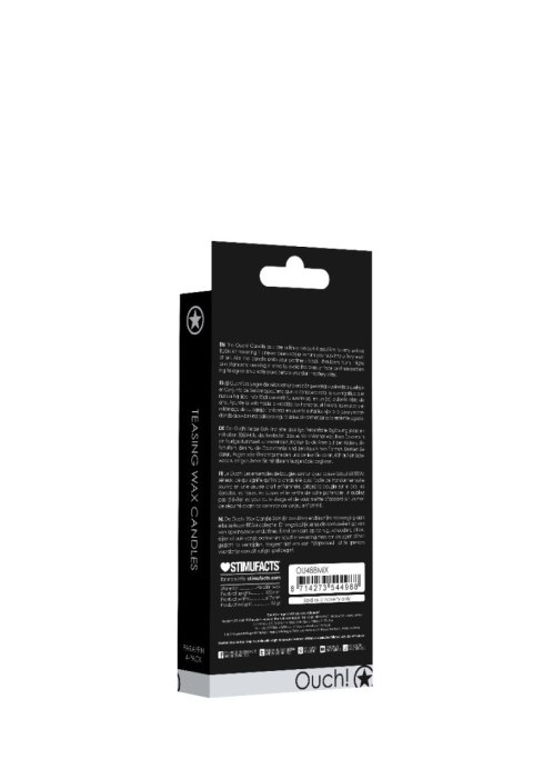Teasing Wax Candles 4-Pack Mixed Colors - Wielokolorowy Zestaw Świec Do Bdsm Ouch! by Shots Ouch! by Shots