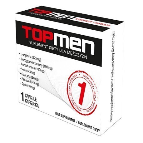 Topmen Suplement Diety Na Erekcję 1 Kapsułka SHS Sexual Health Series