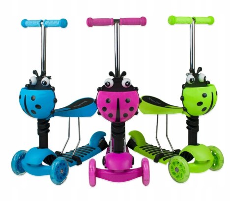 HULAJNOGA BALANSOWA 5w1 BIEDRONKA JEŹDZIK TRÓJKOŁOWA LED Fortrade
