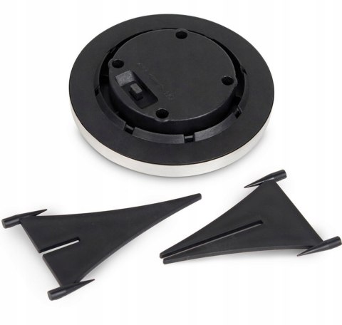 LAMPKA OGRODOWA SOLARNA DYSK LED WBIJANA NAJAZDOWA GRUNTOWE LAMPY DYSKI Fortrade