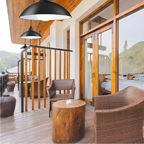 Lampa solarna ogrodowa żyrandol podwójny Fortrade