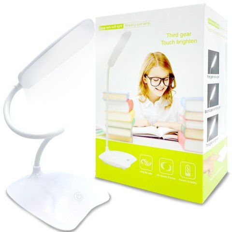 Lampka biurkowa led na biurko lampka nocna dotykowa elastyczna szkolna Fortrade