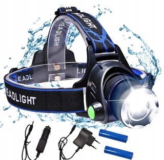 Latarka czołowa 1 led t6 Fortrade