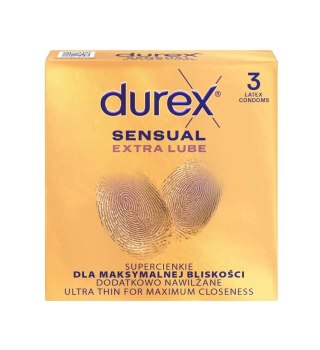 Prezerwatywy Sensual Extra Lube 3 Szt Durex Durex