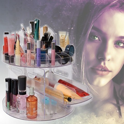 Szkatułka na kosmetyki okrągła nowa Fortrade