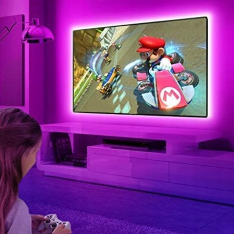 Taśma led 1m tv rgb + pilot Fortrade