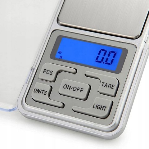 Waga jubilerska 200g x 0,01g szara mała Fortrade