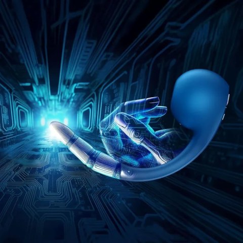 Wibrator Pro+ Wave 4 Connect App Dark Blue Satisfyer Satisfyer