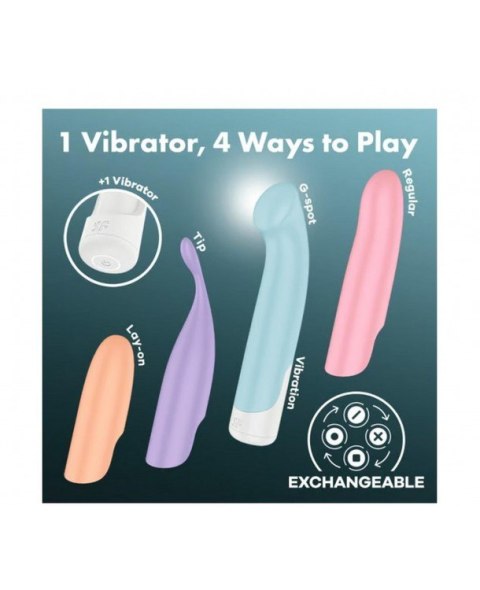 Wibrator Z Wymiennymi Nakładkami Playful Four Satisfyer Satisfyer