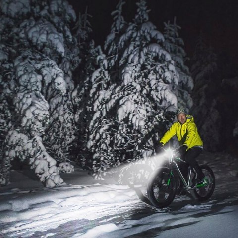 Zestaw lampek rowerowych z licznikiem Fortrade