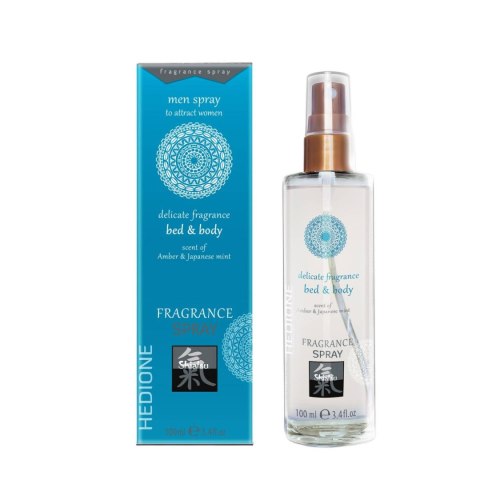 Feromony Shiatsu Bed&Body Spray Amber & Japanese Mint 100ml Ero HOT