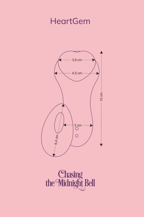 Masażer Intymny Heartgem Violet FairyGasm FairyGasm