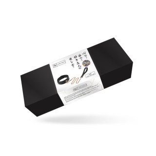 Obróżka Black Organosilicon Collar With Leash Liebe Seele Liebe Seele