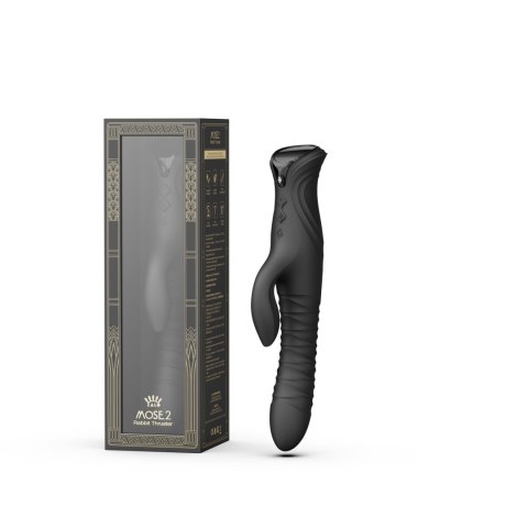 Wibrator króliczek Mose 2 Obsidian Black Zalo Zalo