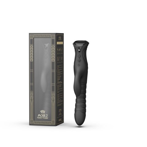 Wibrator króliczek Mose 2 Obsidian Black Zalo Zalo