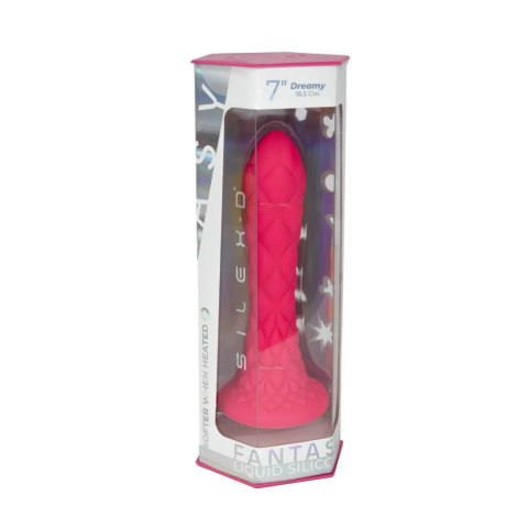 Dildo 18,5 cm Fantasy Line Dreamy (7") Pink Silexd Silexd