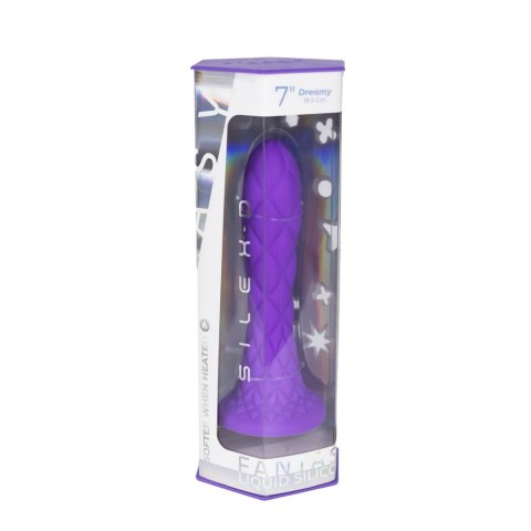 Dildo 18,5 cm Fantasy Line Dreamy (7") Purple Silexd Silexd
