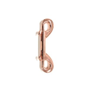 Karabińczyk Rose Gold Double Ends Clips Liebe Seele Liebe Seele
