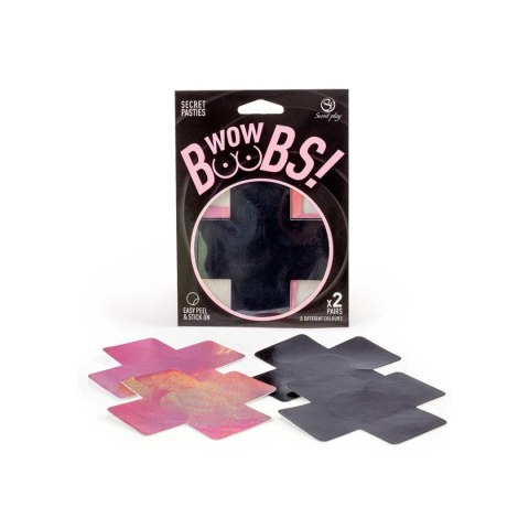 Nasutniki Cross Nipple Pasties 2 Pair Secret Play Secret Play