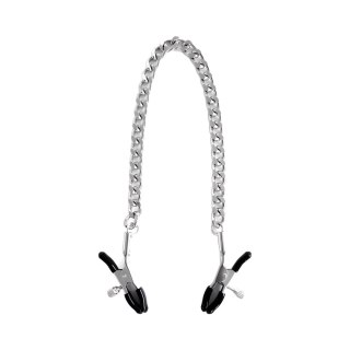 Zaciski na sutki CROCODILE Nipple Clamps Silver Brutus Brutus