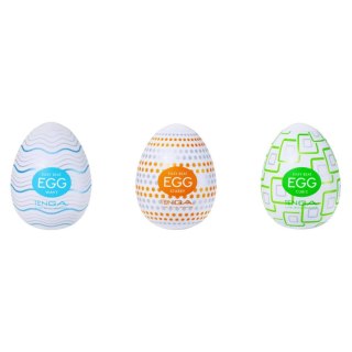 Zestaw 3 masturbatorów Egg Standard 3 Pack 1 Tenga Tenga