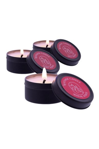 Zestaw Świec Amour Massage Candle Set Of 3 Scents Dreamtoys Dreamtoys