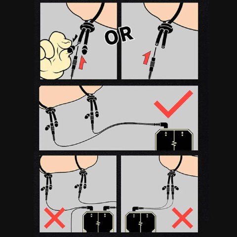 Zestaw pierścieni Conductive Rubber Rings 4mm pro sp Dungeon Lab Dungeon Lab