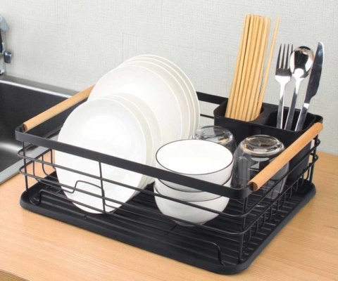 SUSZARKA DO NACZYŃ Z OCIEKACZEM I TACĄ E-8056 Tadar