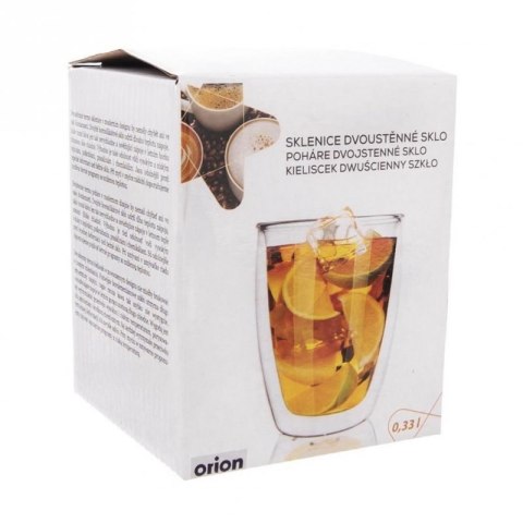 SZKLANKA TERMICZNA 330ml Z PODWÓJNĄ SCIANKĄ DO KAWY Orion