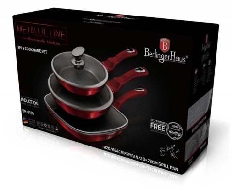 ZESTAW PATELNI GRANITOWYCH BERLINGER HAUS BH-6189 Berlinger haus