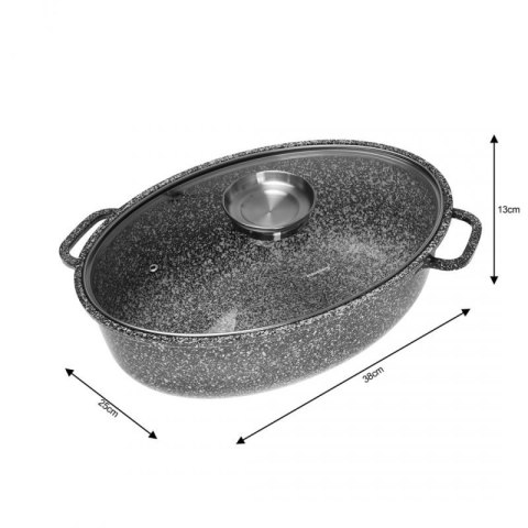 BRYTFANNA CERAMICZNA 38cm Z POKRYWĄ KLAUSBERG KB-7366 Klausberg