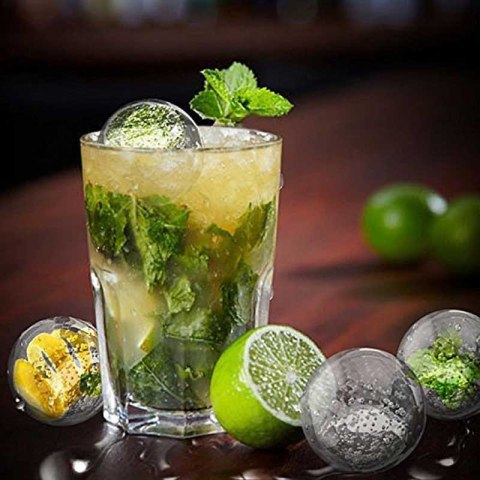 FORMA SILIKONOWA NA 4 KULE LODOWE DO DRINKÓW NAPOJÓW Alpenburg