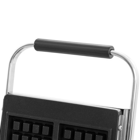 Gofrownica prostokątna podwójna na 4 gofry belgijskie 2 x 2000 W Royal catering