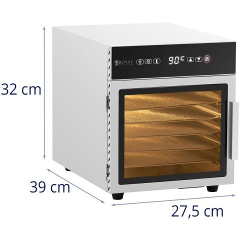 Suszarka spożywcza do grzybów owoców warzyw ziół 6 rusztów 30-90 C 500 W Royal catering