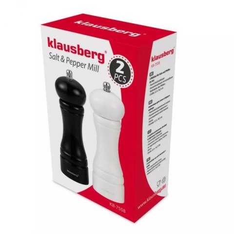 ZESTAW MŁYNKÓW DO PIEPRZU I SOLI KLAUSBERG KB-7558 Klausberg