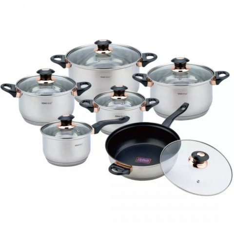 12 ELEMENTOWY ZESTAW GARNKÓW KINGHOFF KH-1767 Kinghoff
