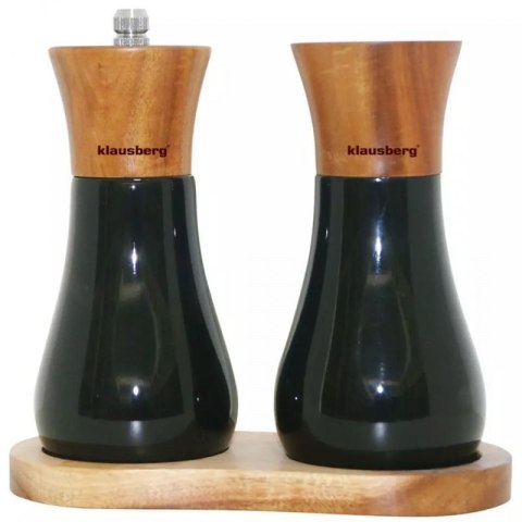 AKACJOWY MŁYNEK DO PIEPRZU + SOLNICZKA KLAUSBERG KB-7594 Klausberg