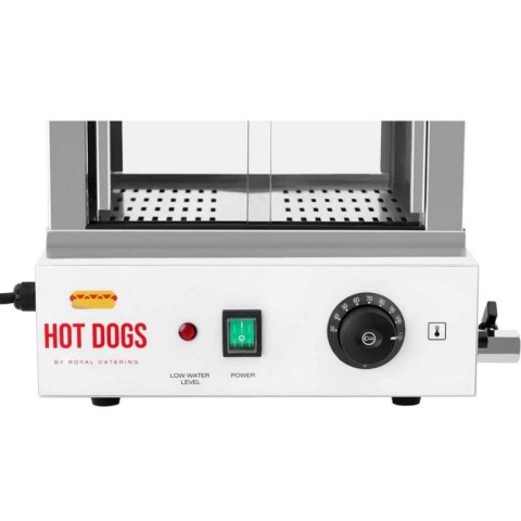 Podgrzewacz witryna grzewcza do 100 hot dogów parówek 25 bułek 1000W Royal catering