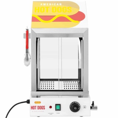 Podgrzewacz witryna grzewcza do 100 hot dogów parówek 25 bułek 1000W Royal catering