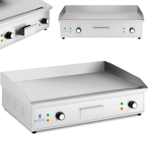 Grill elektryczny płyta grillowa gładka 727 x 420 mm 4400 W Royal catering