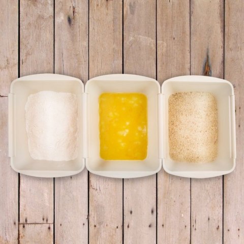 ZESTAW 3 POJEMNIKÓW DO PANIEROWANIA POTRAW 128372 Orion