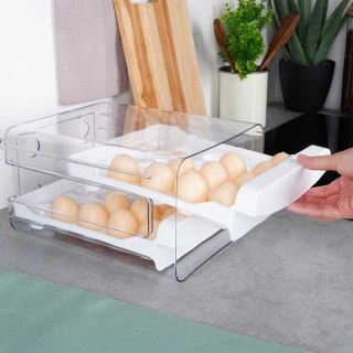 DWUPOZIOMOWY ORGANIZER POJEMNIK DO LODÓWKI NA 40 JAJEK 229164 Orion