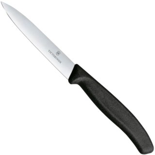 Nóż do jarzyn gładki dł. 100/212 mm - czarny Victorinox