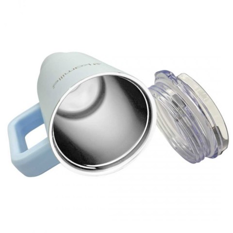 STALOWY KUBEK TERMICZNY TERMOS 1200ml Z RĄCZKĄ I SŁOMKĄ KM-2174 Kamille