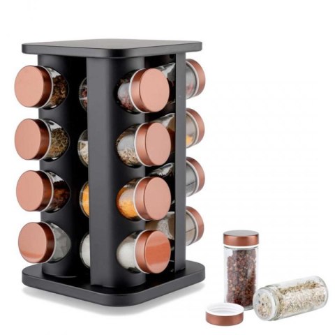 STOJAK OBROTOWY NA PRZYPRAWY 16 POJEMNIKÓW E-8256 Elitehoff